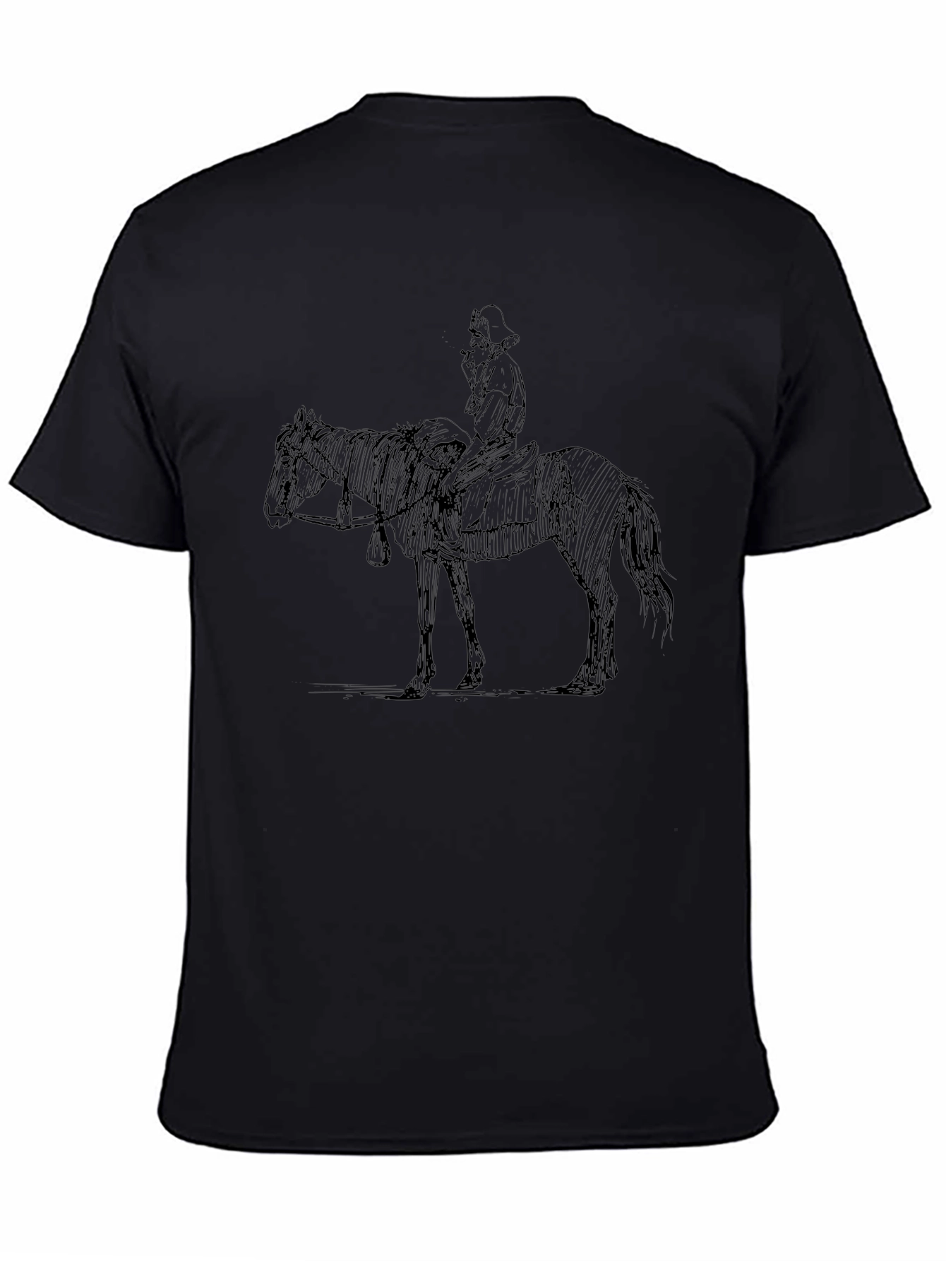 Cowboy Rider T-Shirt - Black