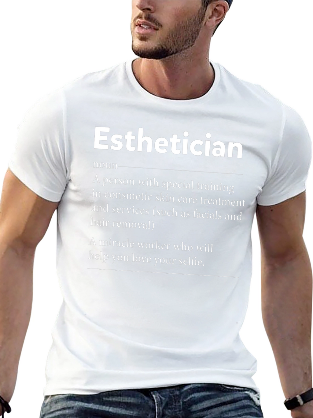 Esthetician Definition T-Shirt Skincare Specialist Gift