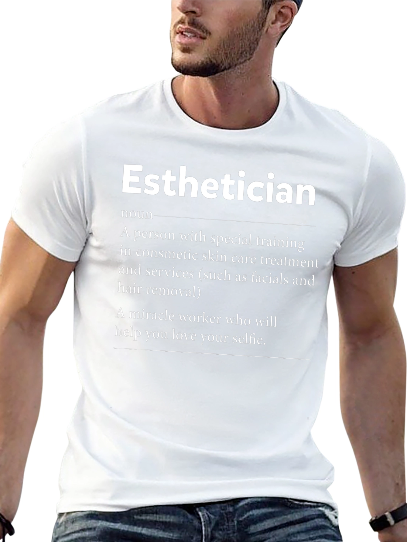 Esthetician Definition T-Shirt Skincare Specialist Gift