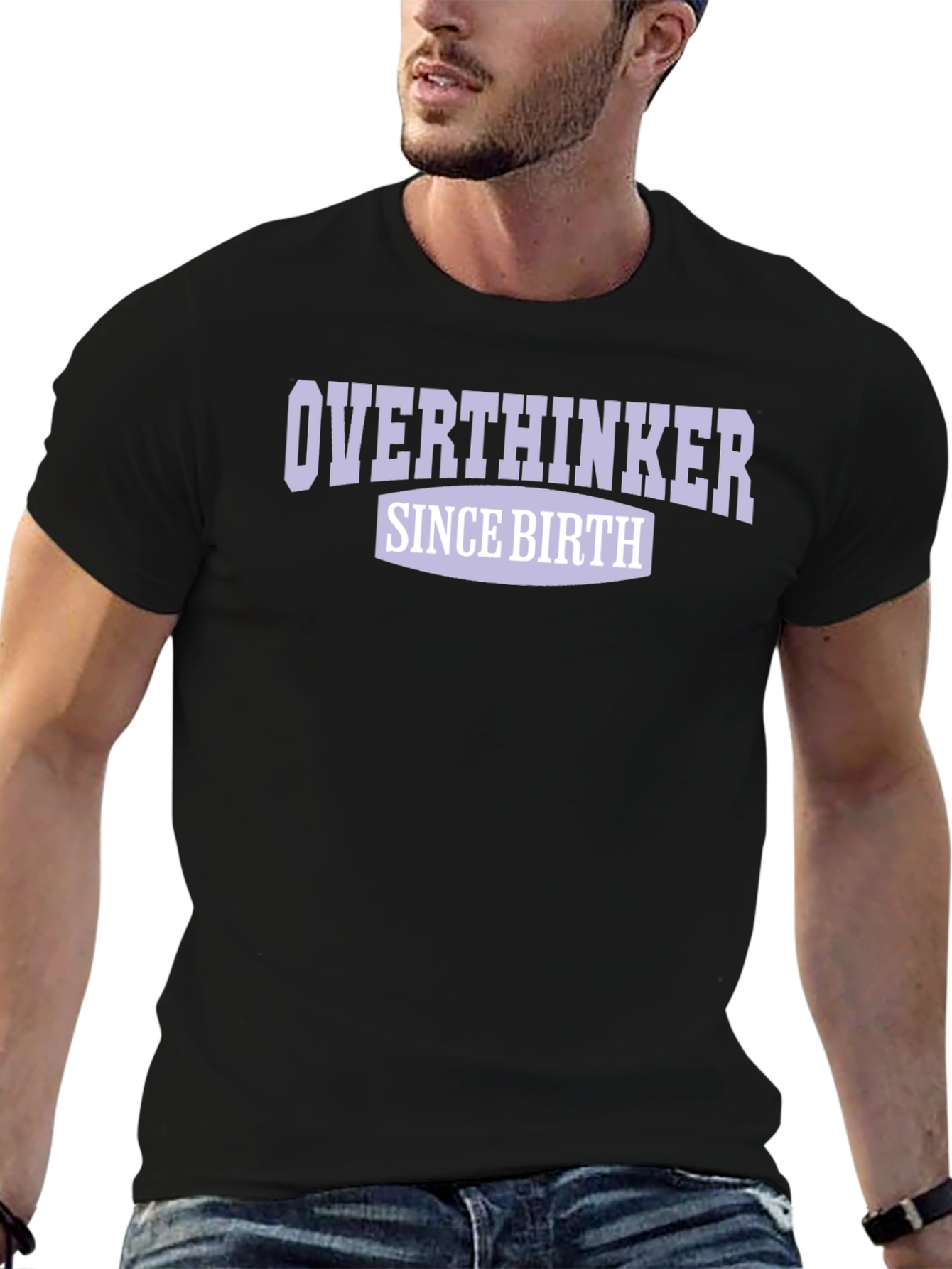 Overthinker Since Birth Graphic T-Shirt