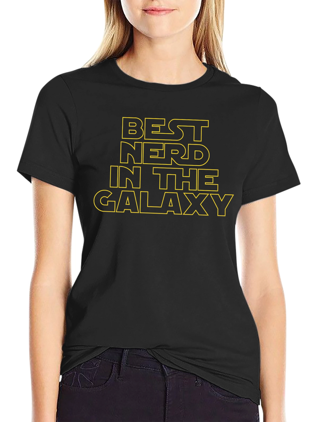 Best Nerd in the Galaxy T-Shirt Black