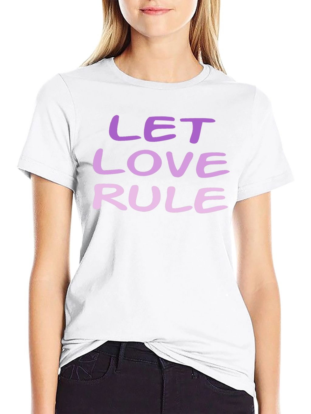 Let Love Rule T-Shirt - Positive Message Tee
