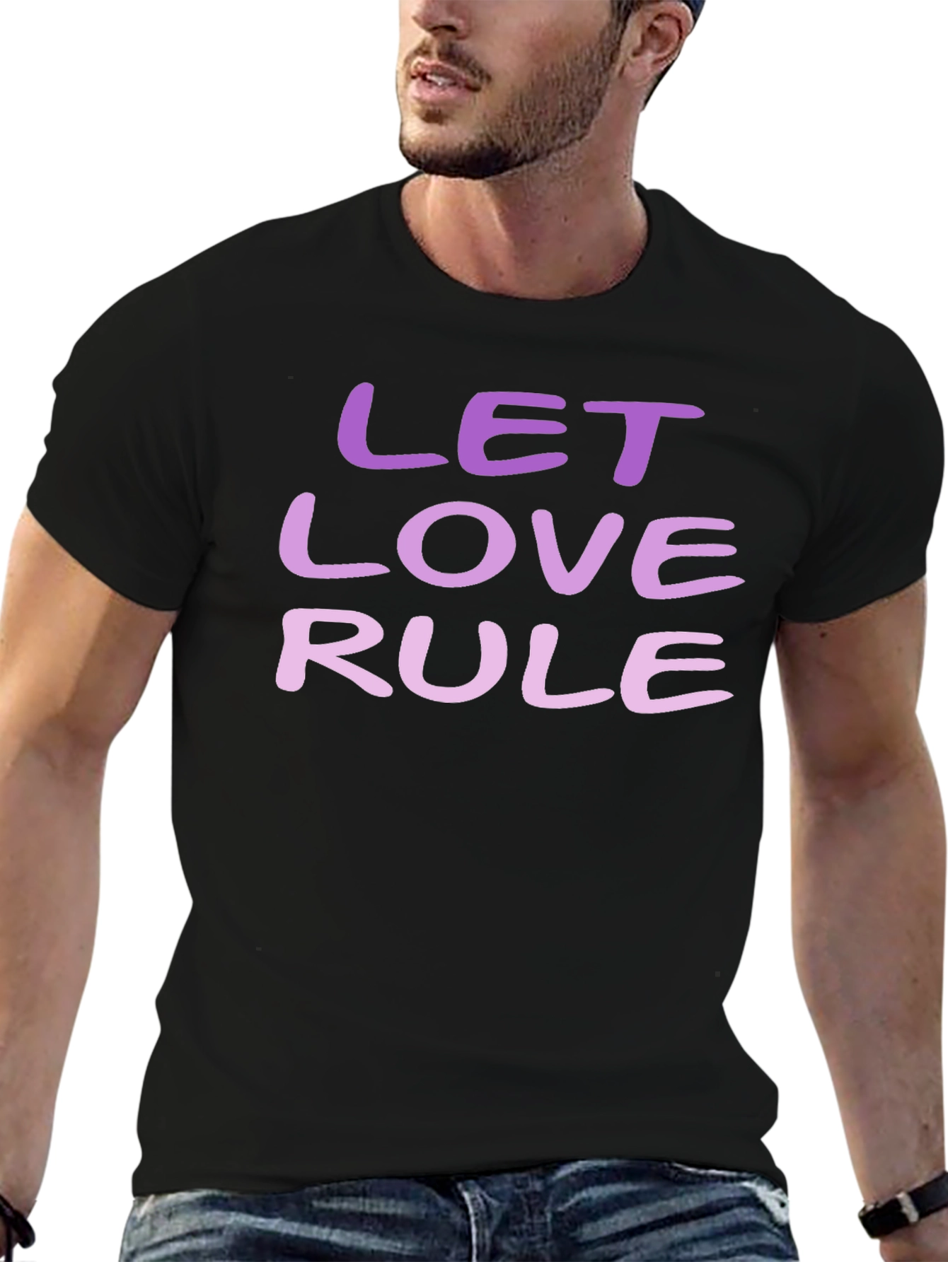 Let Love Rule T-Shirt - Positive Message Tee