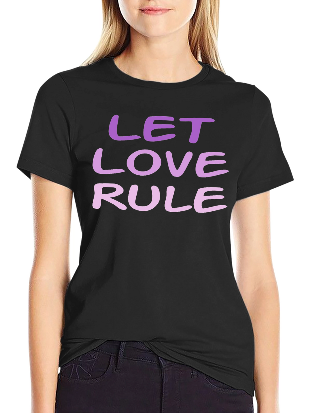 Let Love Rule T-Shirt - Positive Message Tee