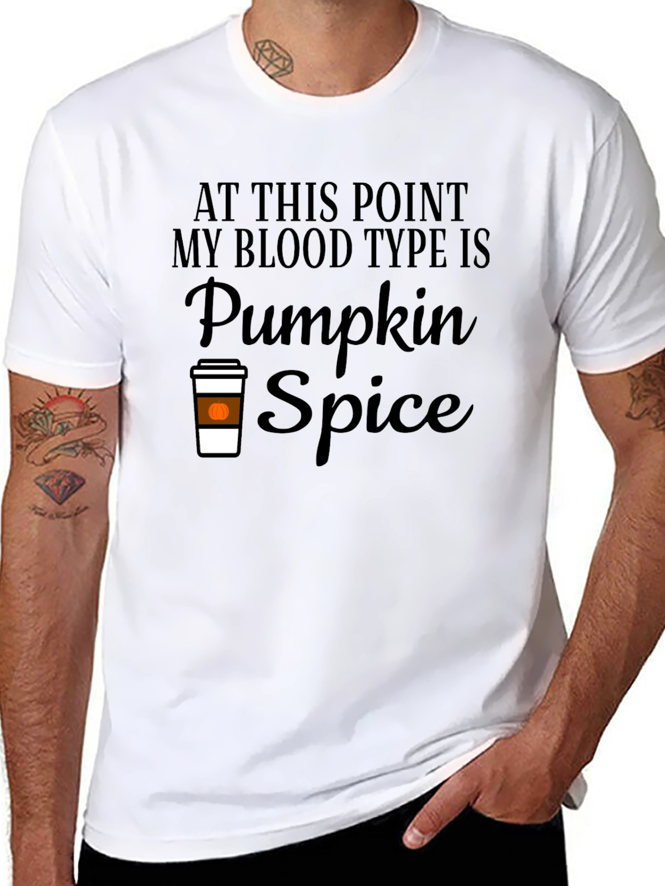 Pumpkin Spice Blood Type T-Shirt