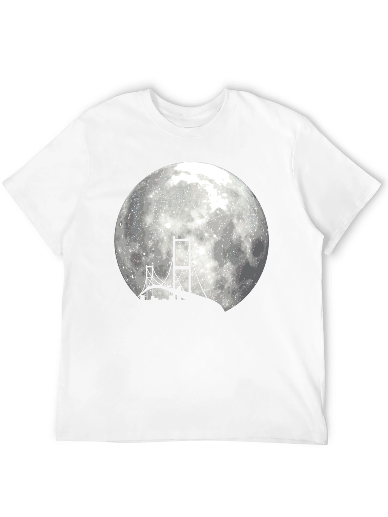 Moonlit Bridge Graphic T-Shirt