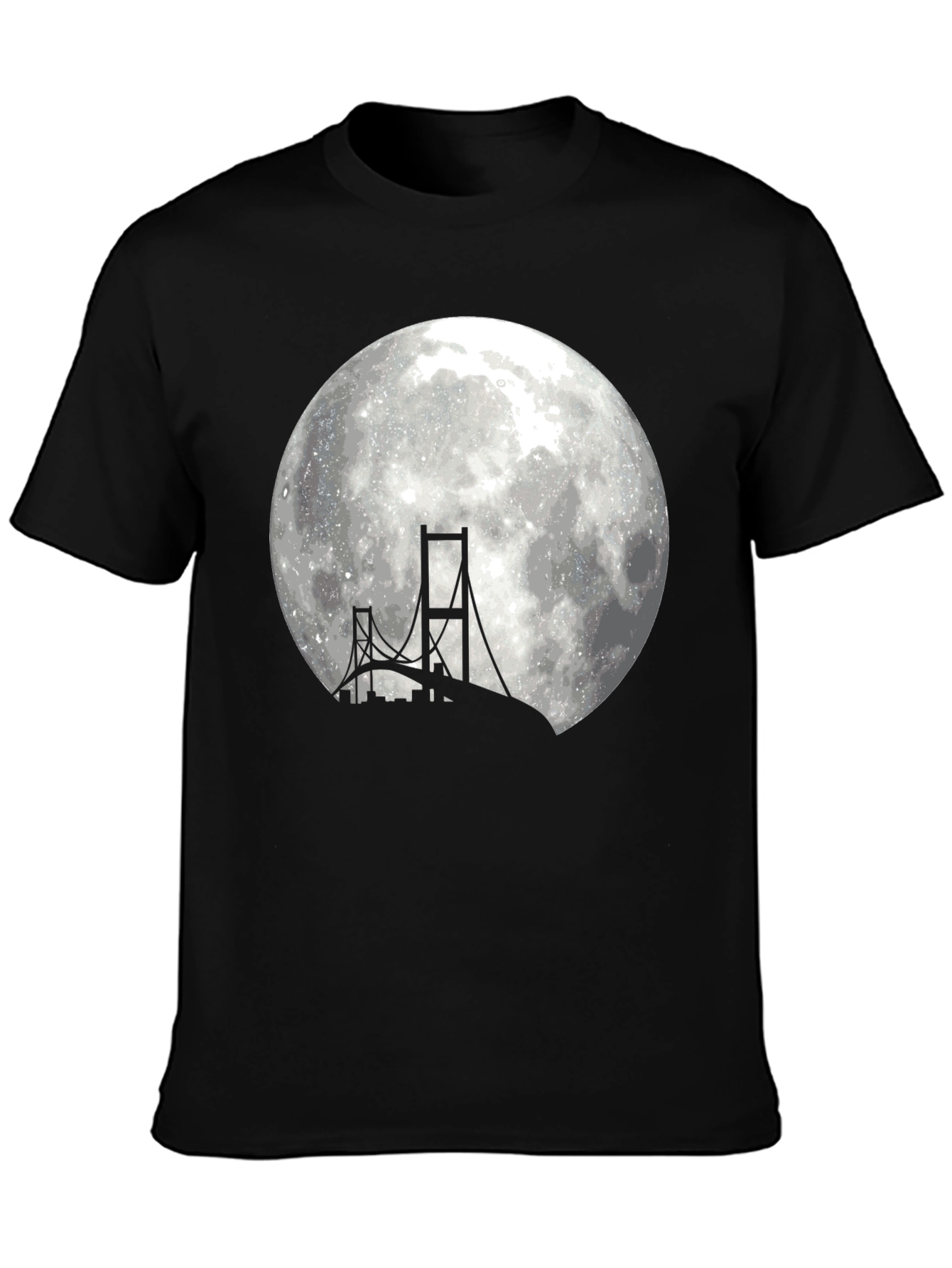 Moonlit Bridge Graphic T-Shirt
