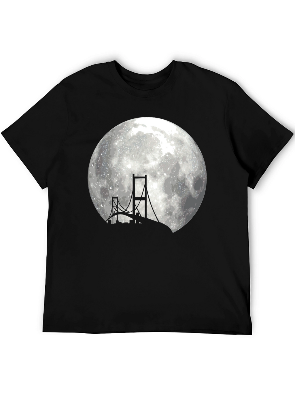 Moonlit Bridge Graphic T-Shirt
