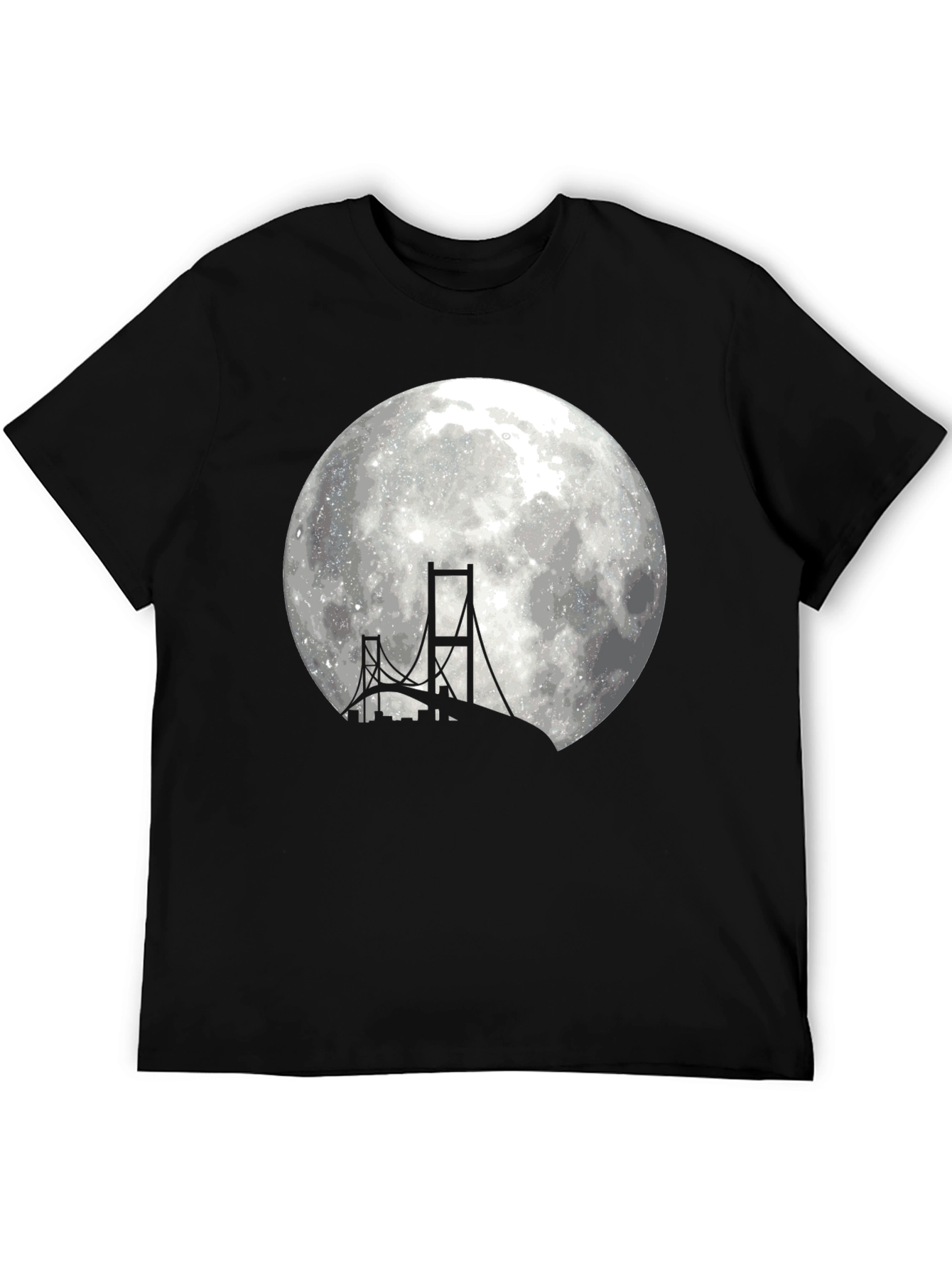 Moonlit Bridge Graphic T-Shirt