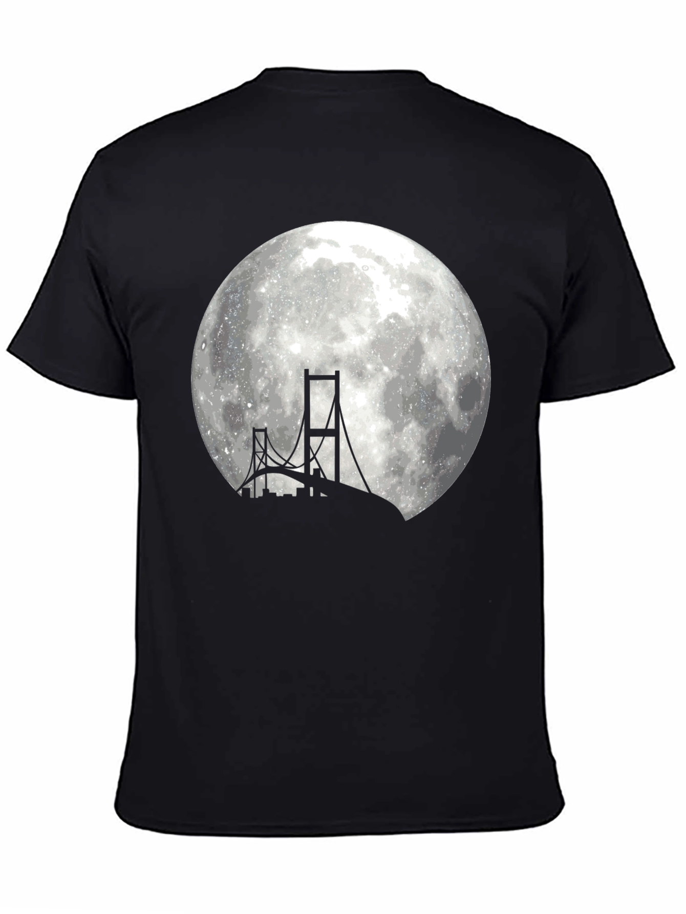 Moonlit Bridge Graphic T-Shirt