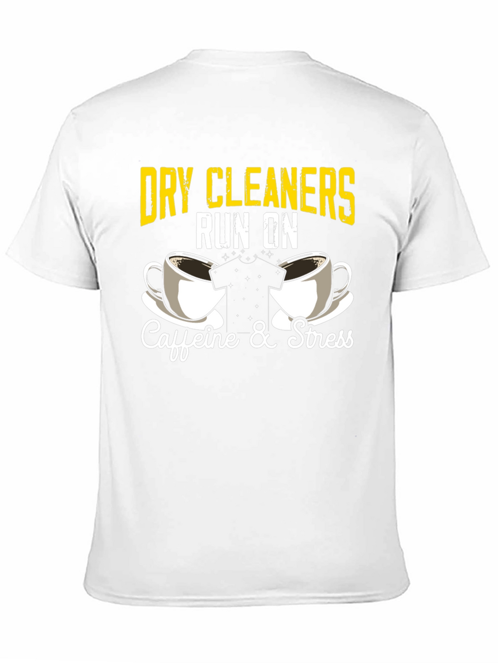 Dry Cleaners Caffeine & Stress Graphic T-Shirt