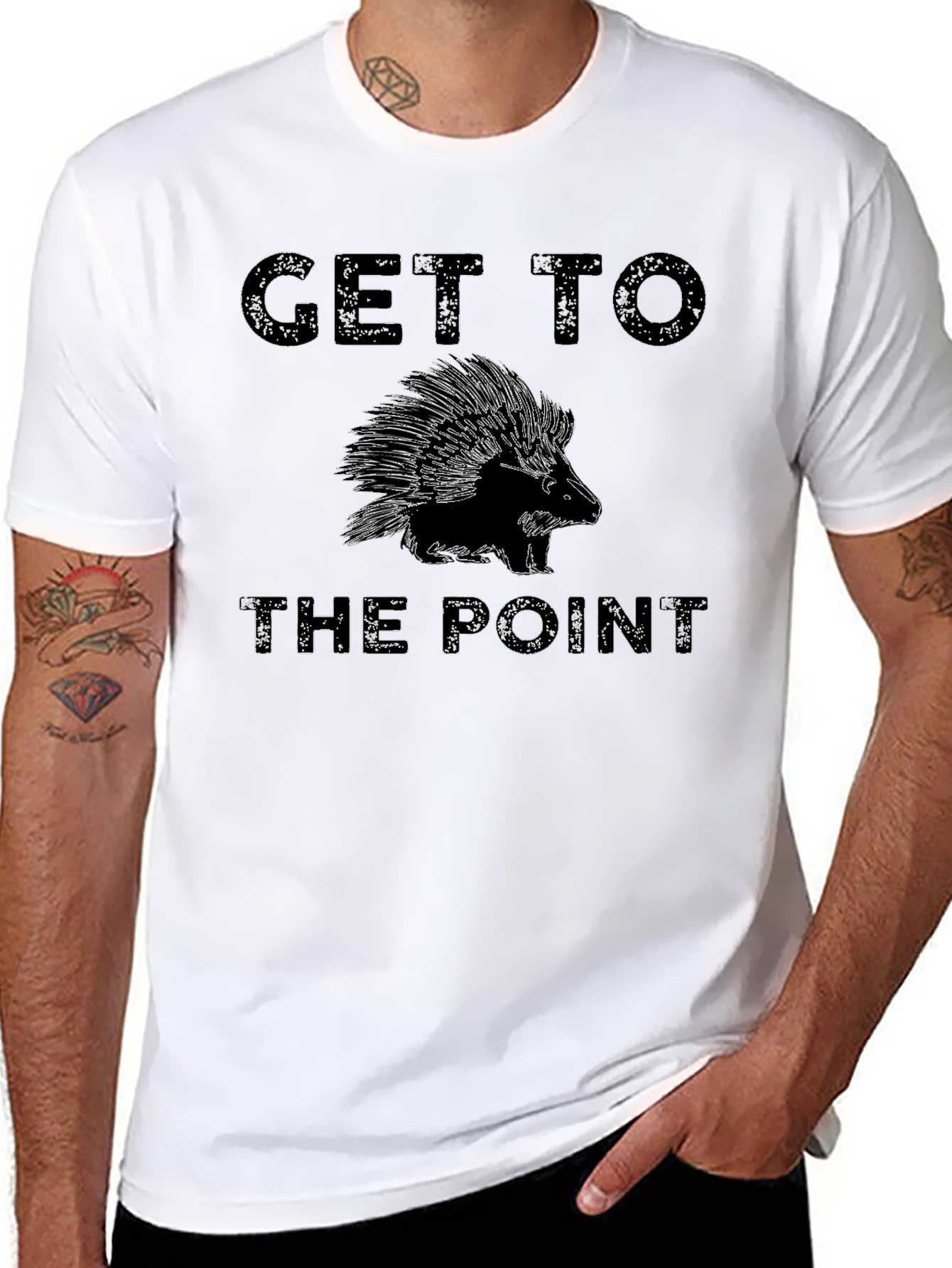 Get to the Point Porcupine Graphic Tee