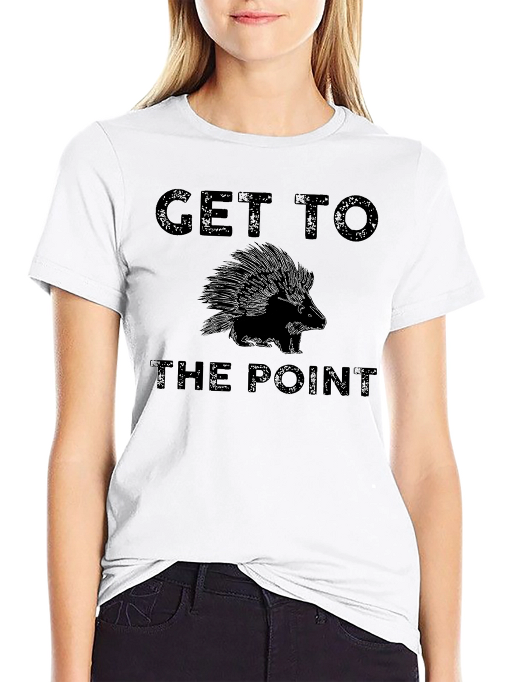 Get to the Point Porcupine Graphic Tee