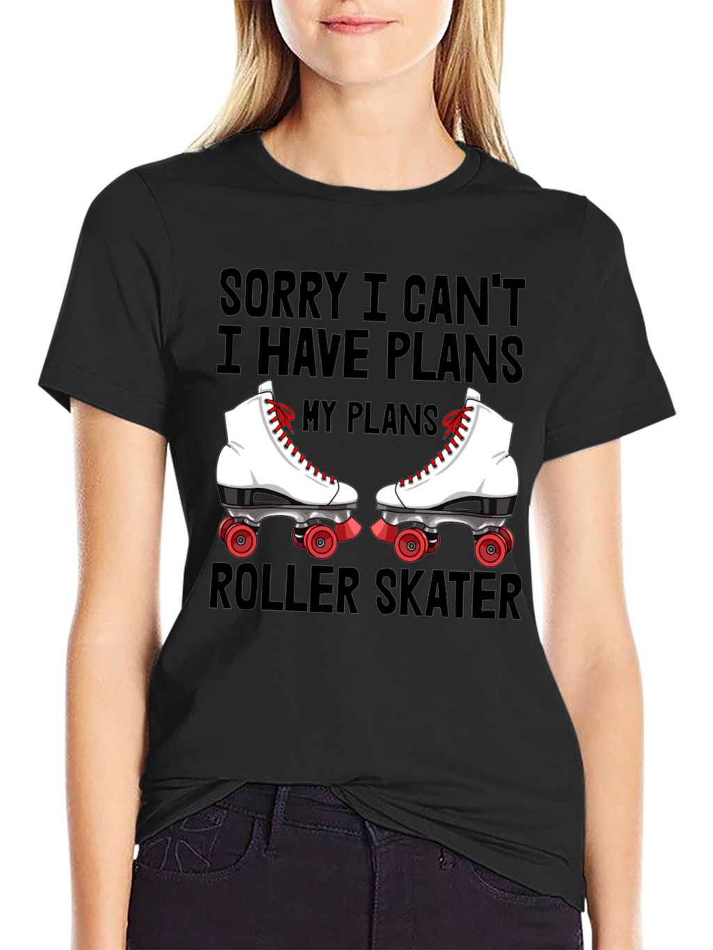 Sorry I Cant Roller Skater T-Shirt