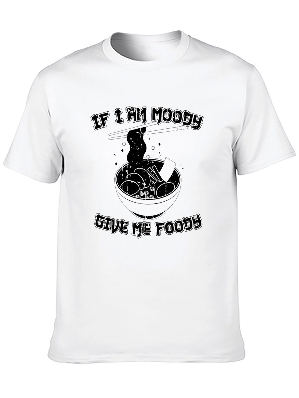 Moody Foodie Graphic Tee - Ramen Lover Shirt