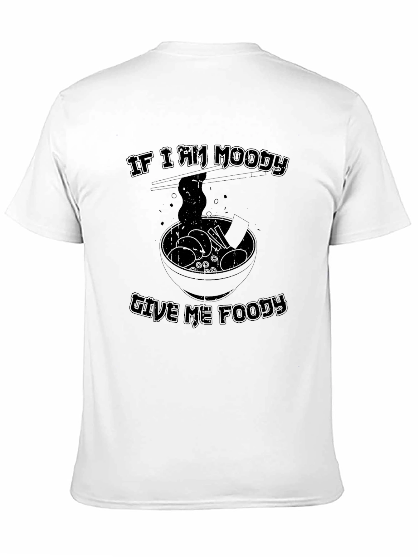 Moody Foodie Graphic Tee - Ramen Lover Shirt