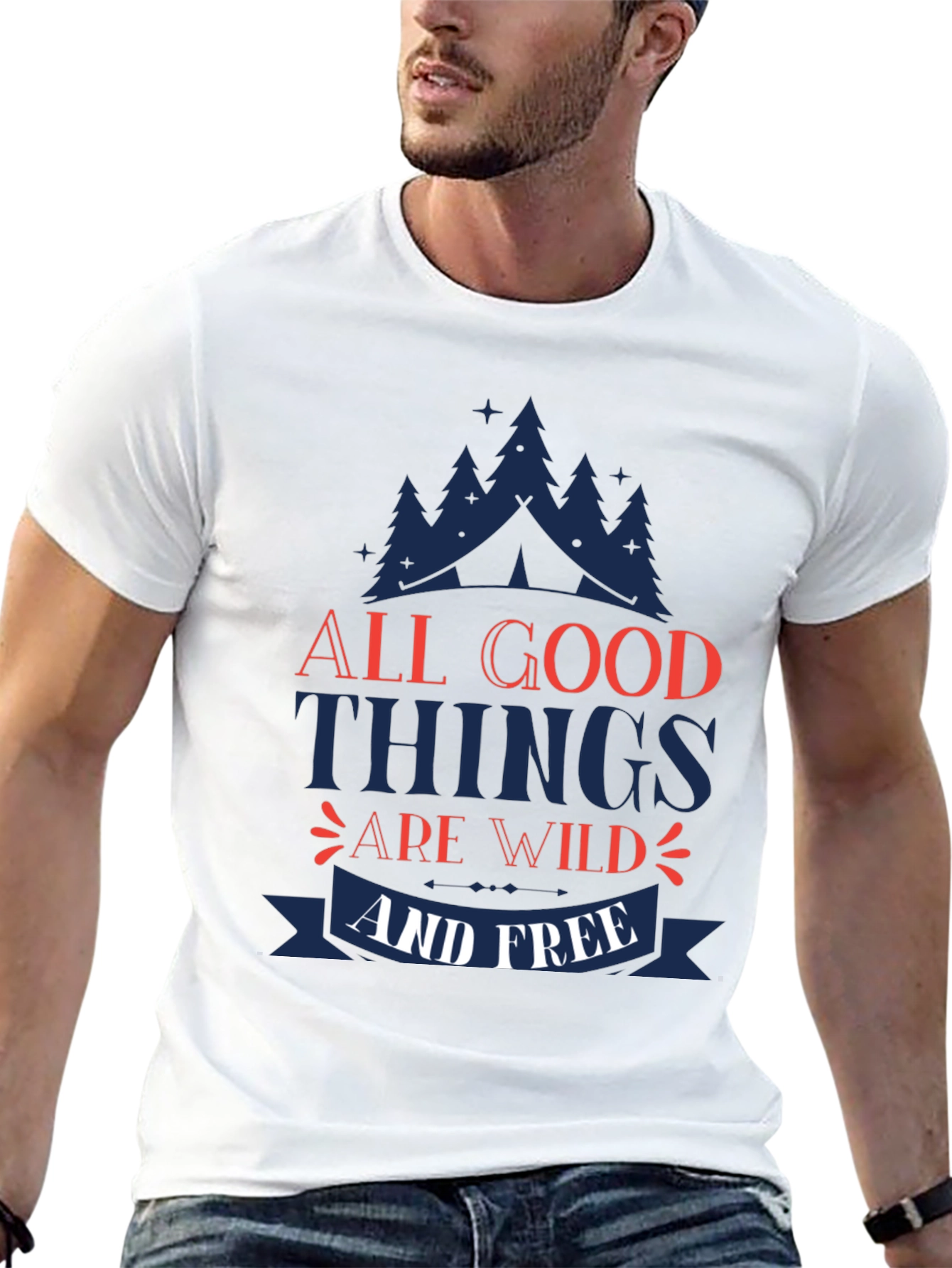 All Good Things Are Wild & Free Graphic Tee