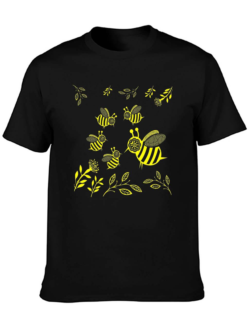 Buzz Worthy Bee T-Shirt - Black Cotton Tee
