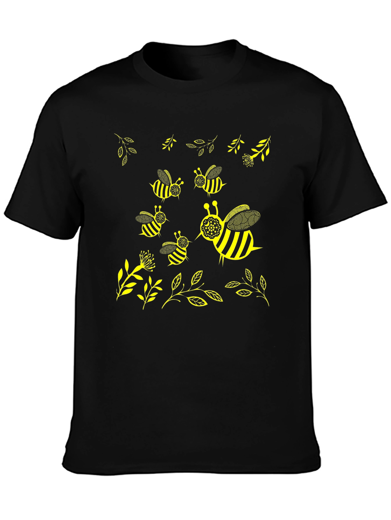 Buzz Worthy Bee T-Shirt - Black Cotton Tee