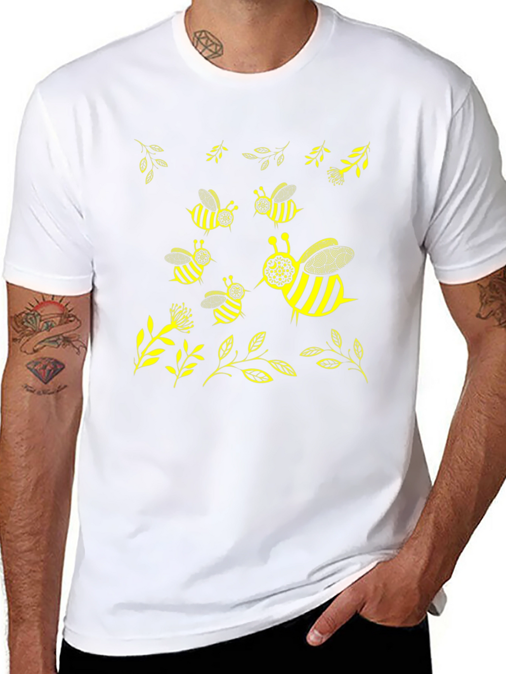 Buzz Worthy Bee T-Shirt - Black Cotton Tee