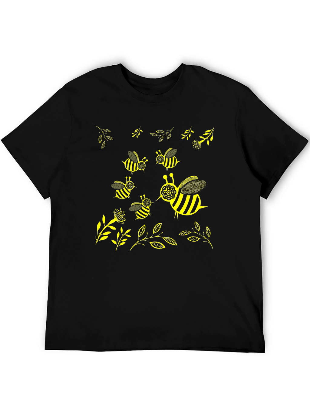Buzz Worthy Bee T-Shirt - Black Cotton Tee