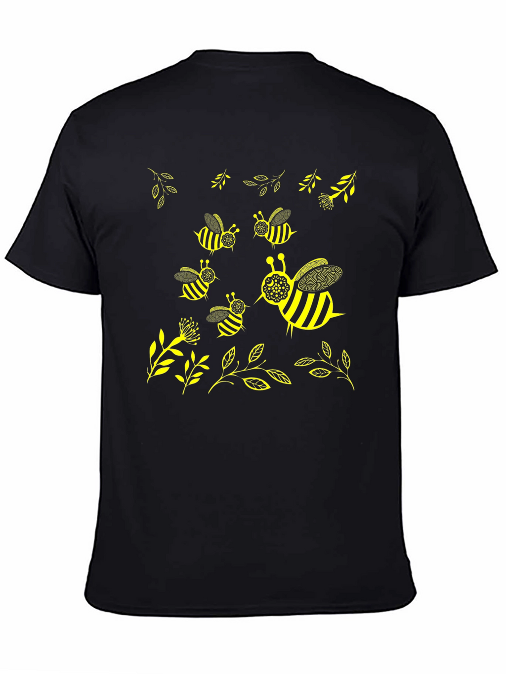 Buzz Worthy Bee T-Shirt - Black Cotton Tee