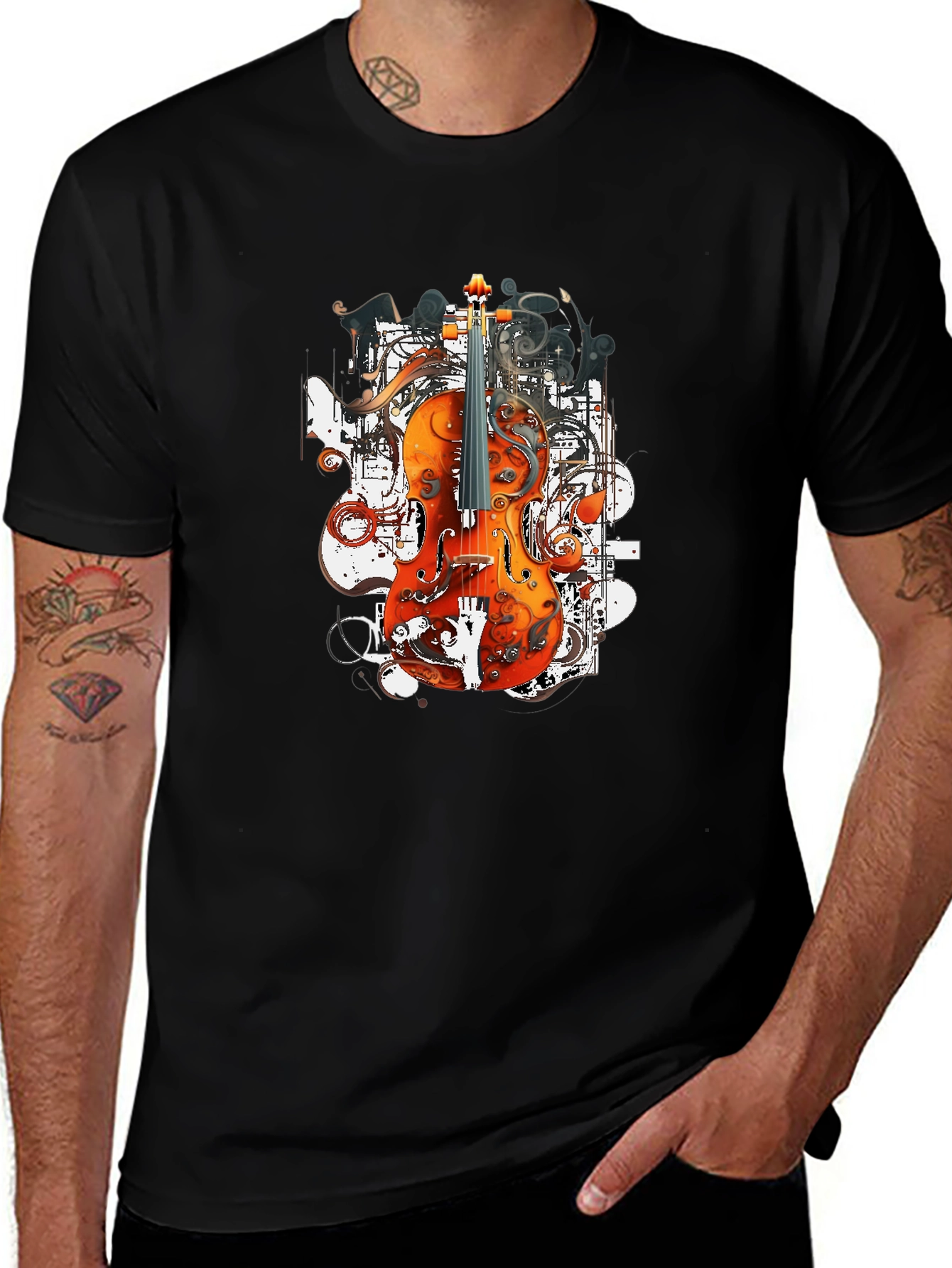 Orchestral Ink T-Shirt - Artistic Music Tee