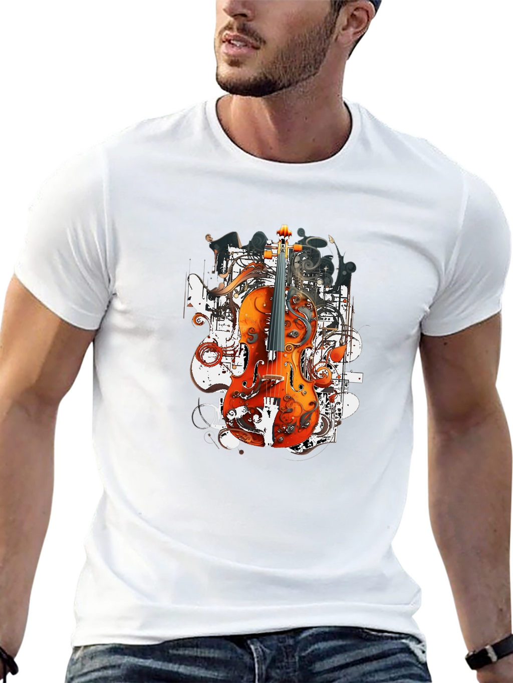 Orchestral Ink T-Shirt - Artistic Music Tee