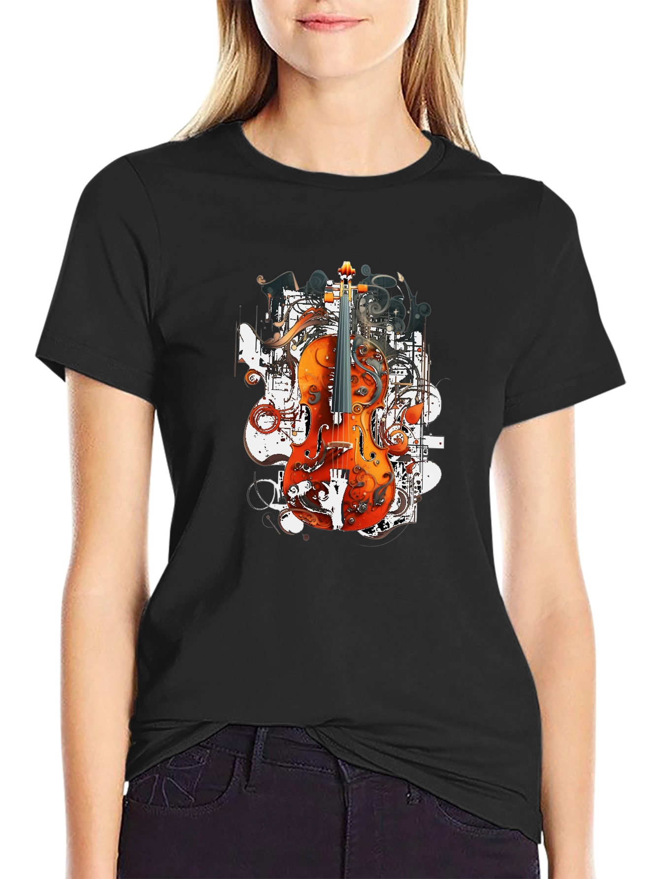 Orchestral Ink T-Shirt - Artistic Music Tee