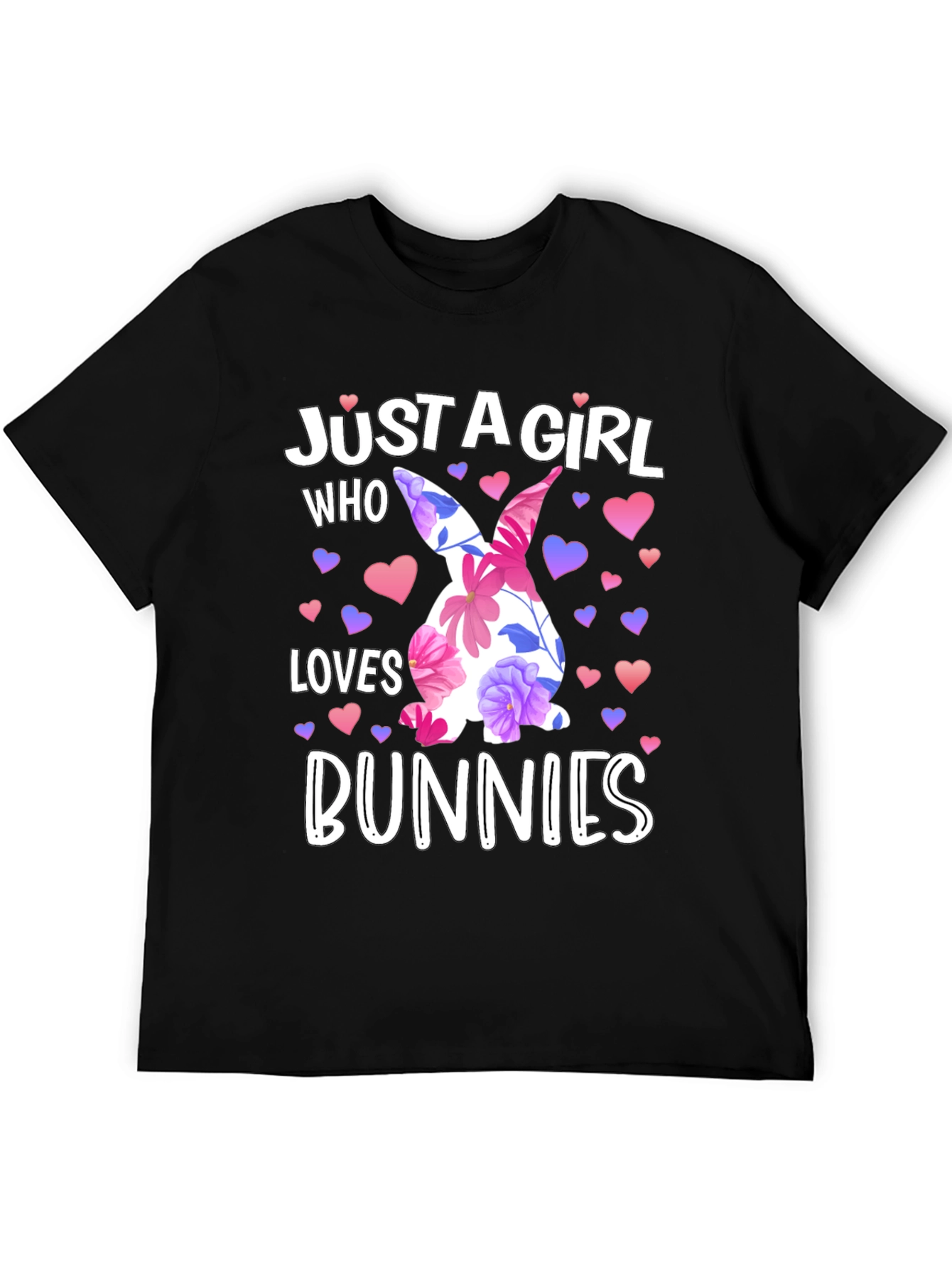 Just A Girl Who Loves Bunnies Easter T-Shirt