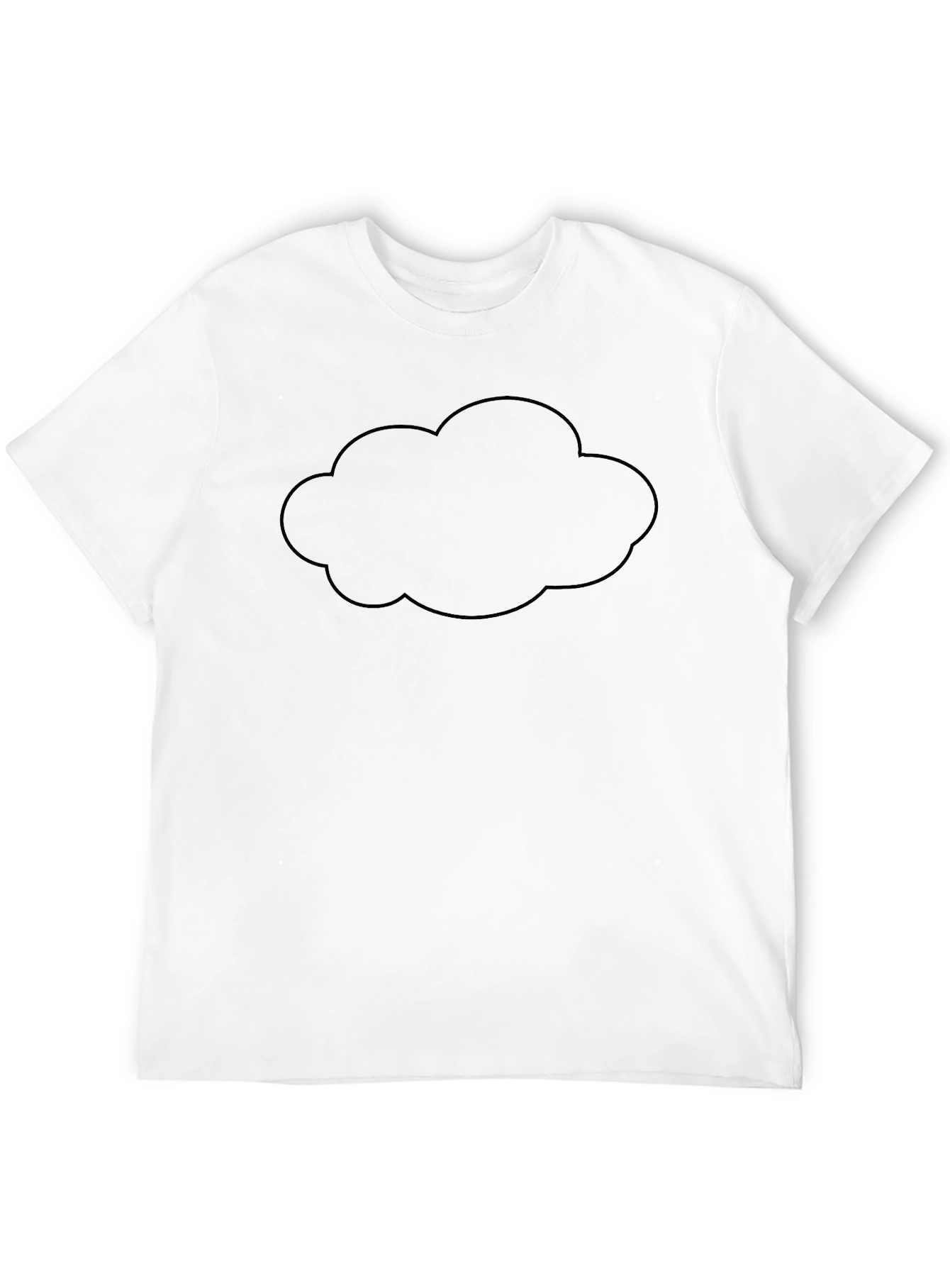 Black Cloud Graphic T-Shirt - Soft Cotton Blend
