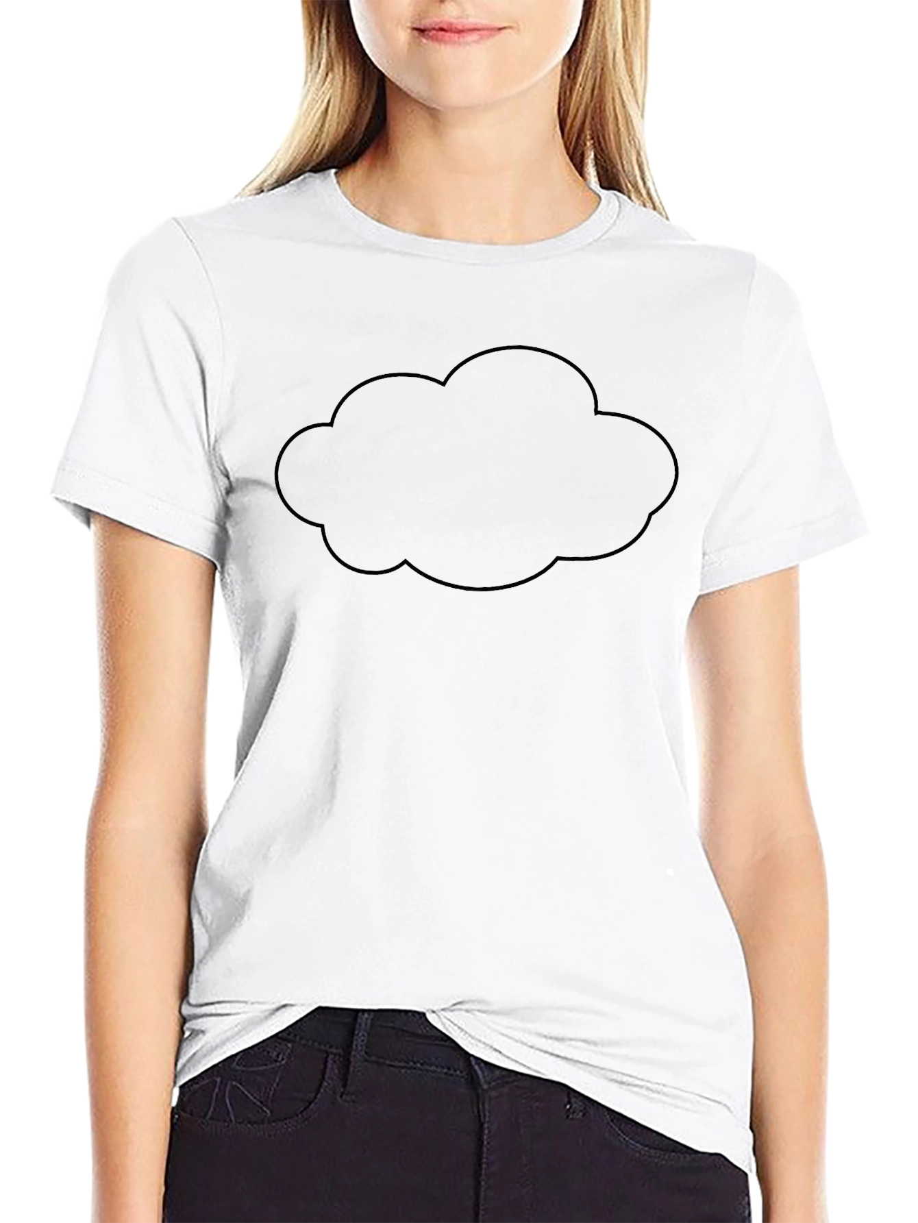 Black Cloud Graphic T-Shirt - Soft Cotton Blend
