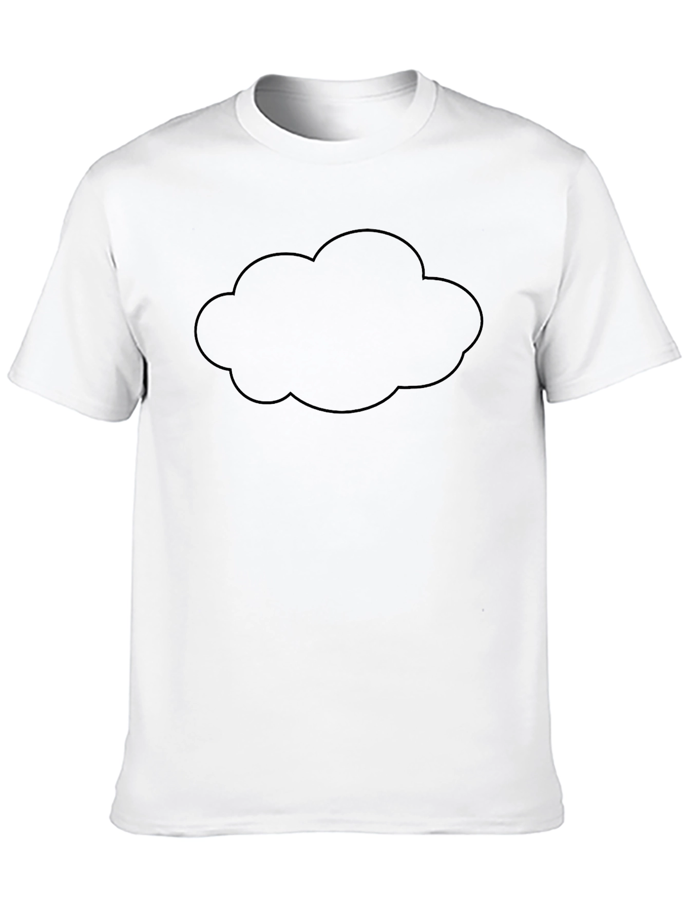 Black Cloud Graphic T-Shirt - Soft Cotton Blend