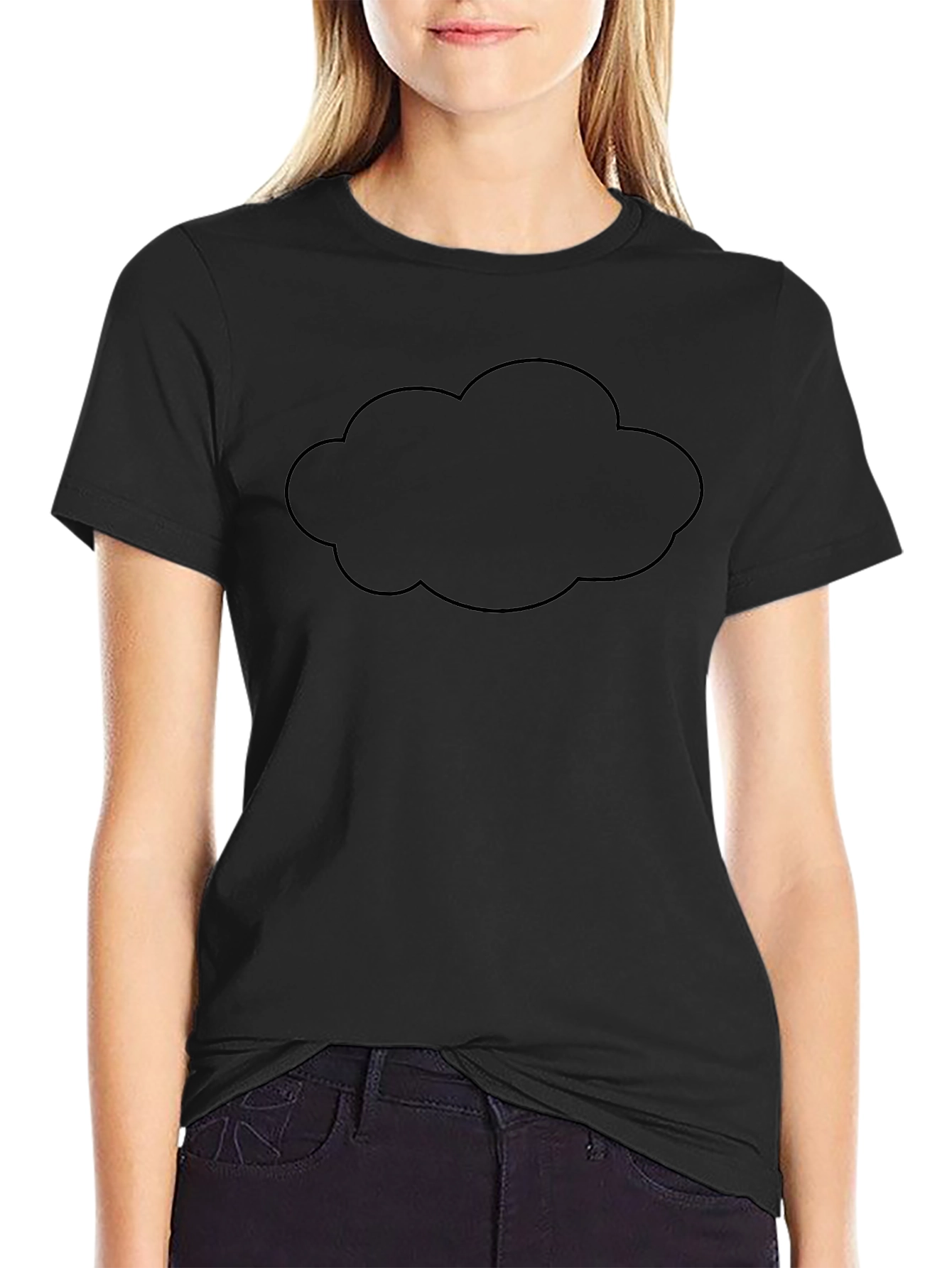 Black Cloud Graphic T-Shirt - Soft Cotton Blend