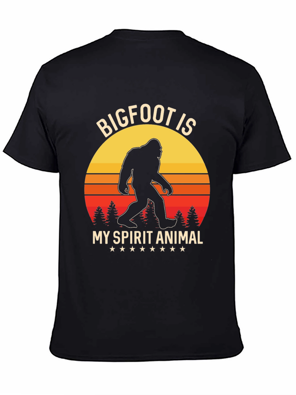 Bigfoot Spirit Animal Graphic T-Shirt