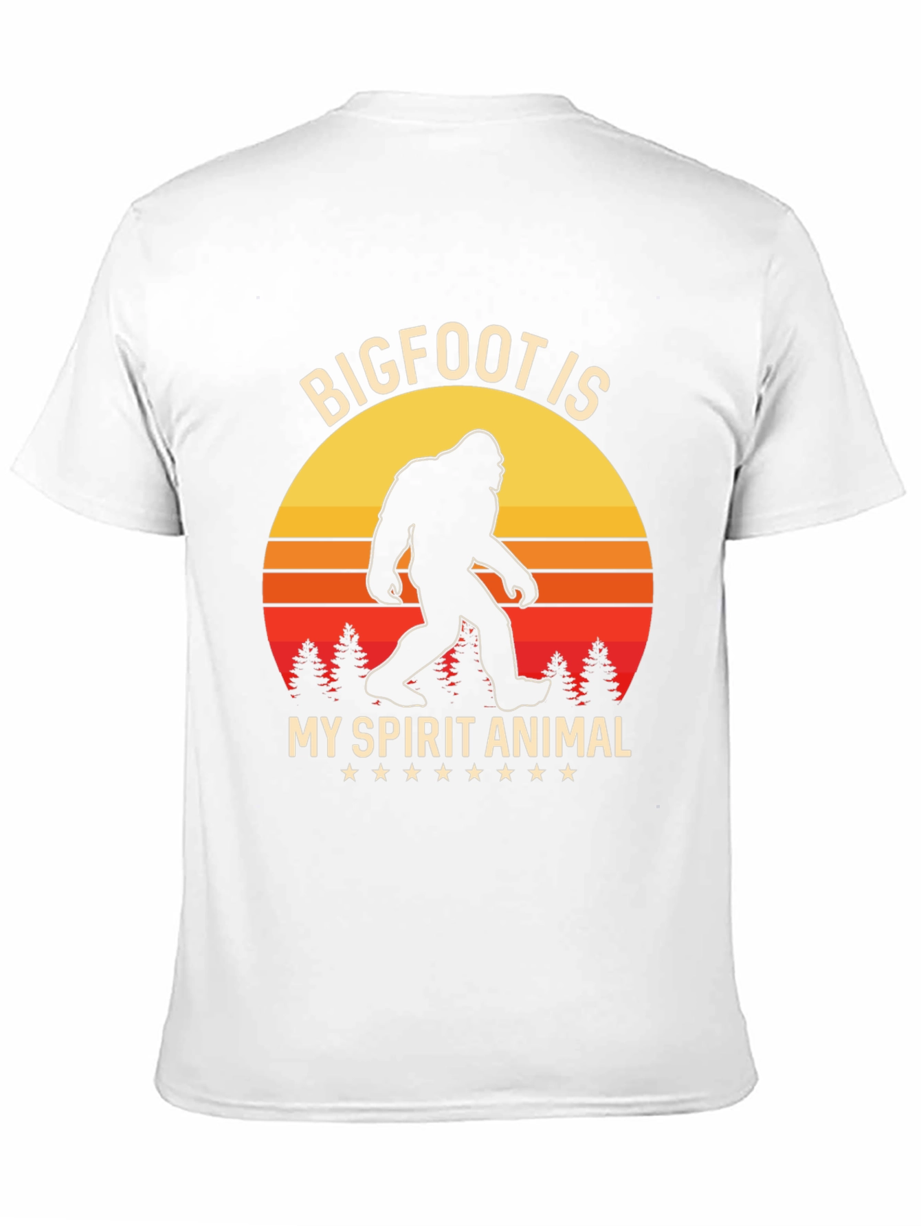 Bigfoot Spirit Animal Graphic T-Shirt