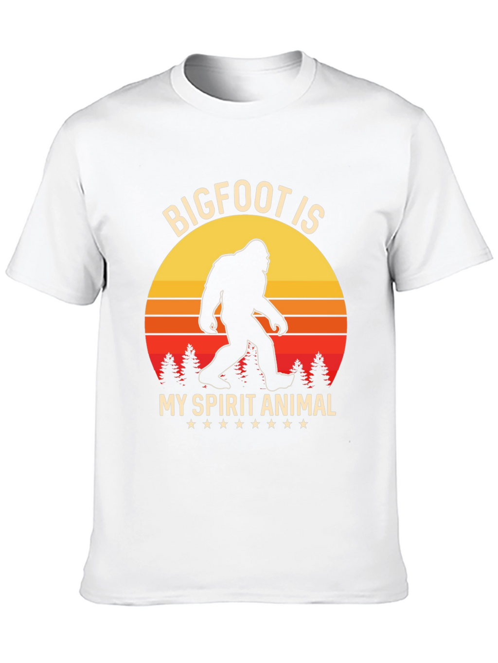 Bigfoot Spirit Animal Graphic T-Shirt
