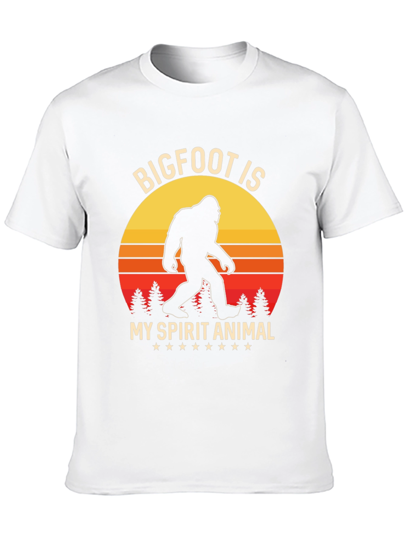 Bigfoot Spirit Animal Graphic T-Shirt