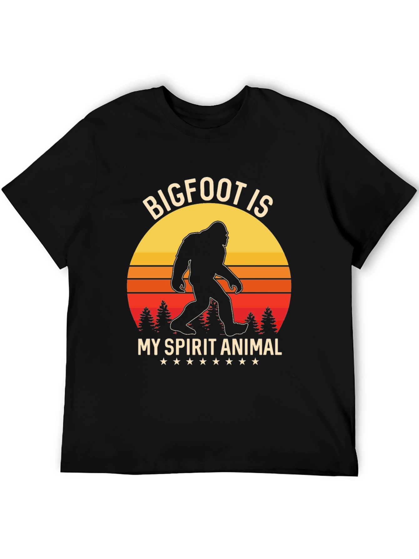 Bigfoot Spirit Animal Graphic T-Shirt