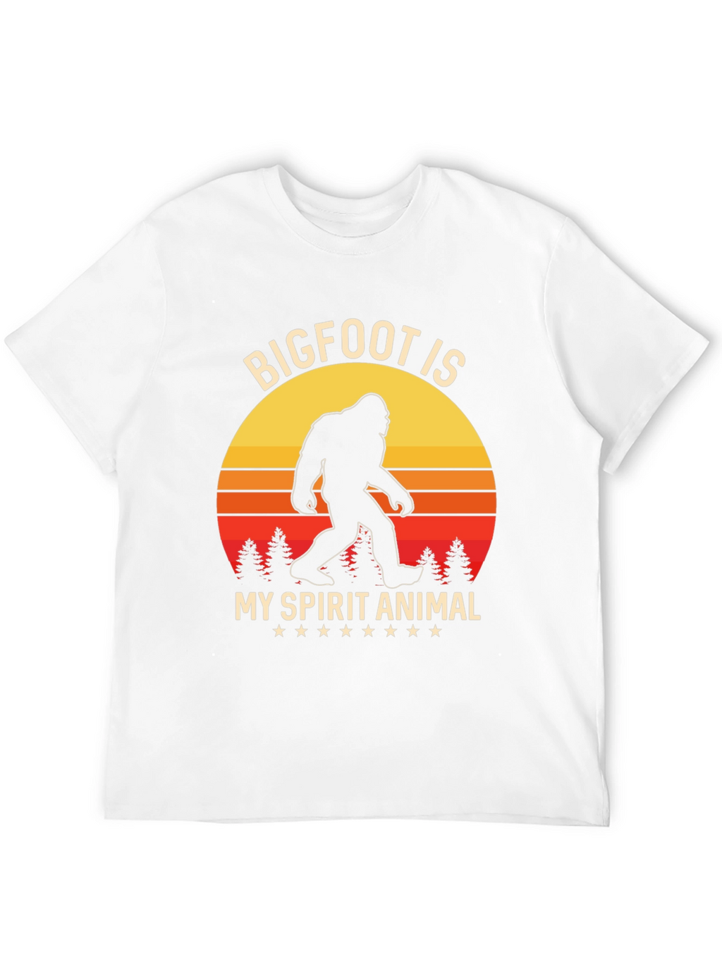 Bigfoot Spirit Animal Graphic T-Shirt