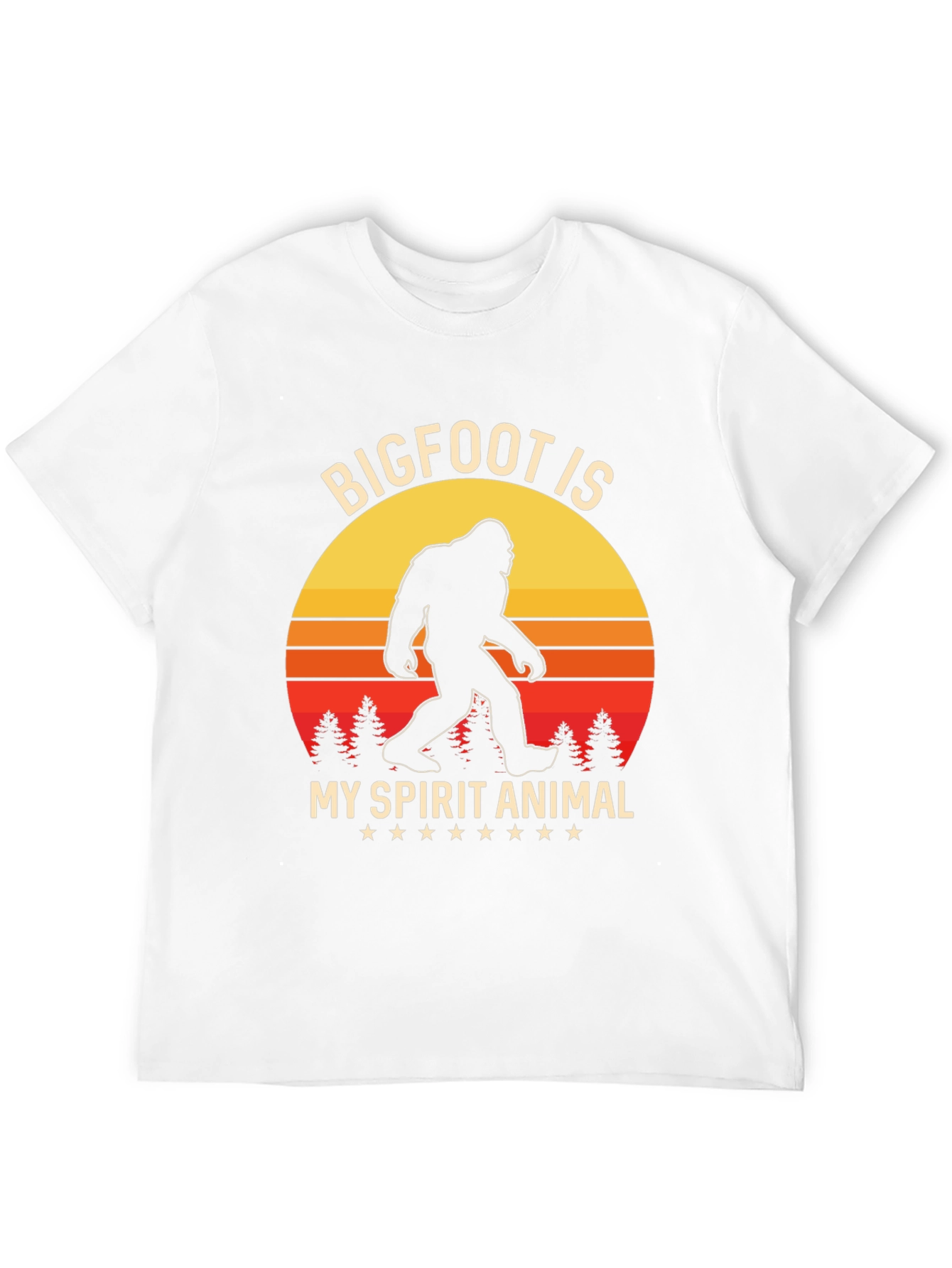 Bigfoot Spirit Animal Graphic T-Shirt
