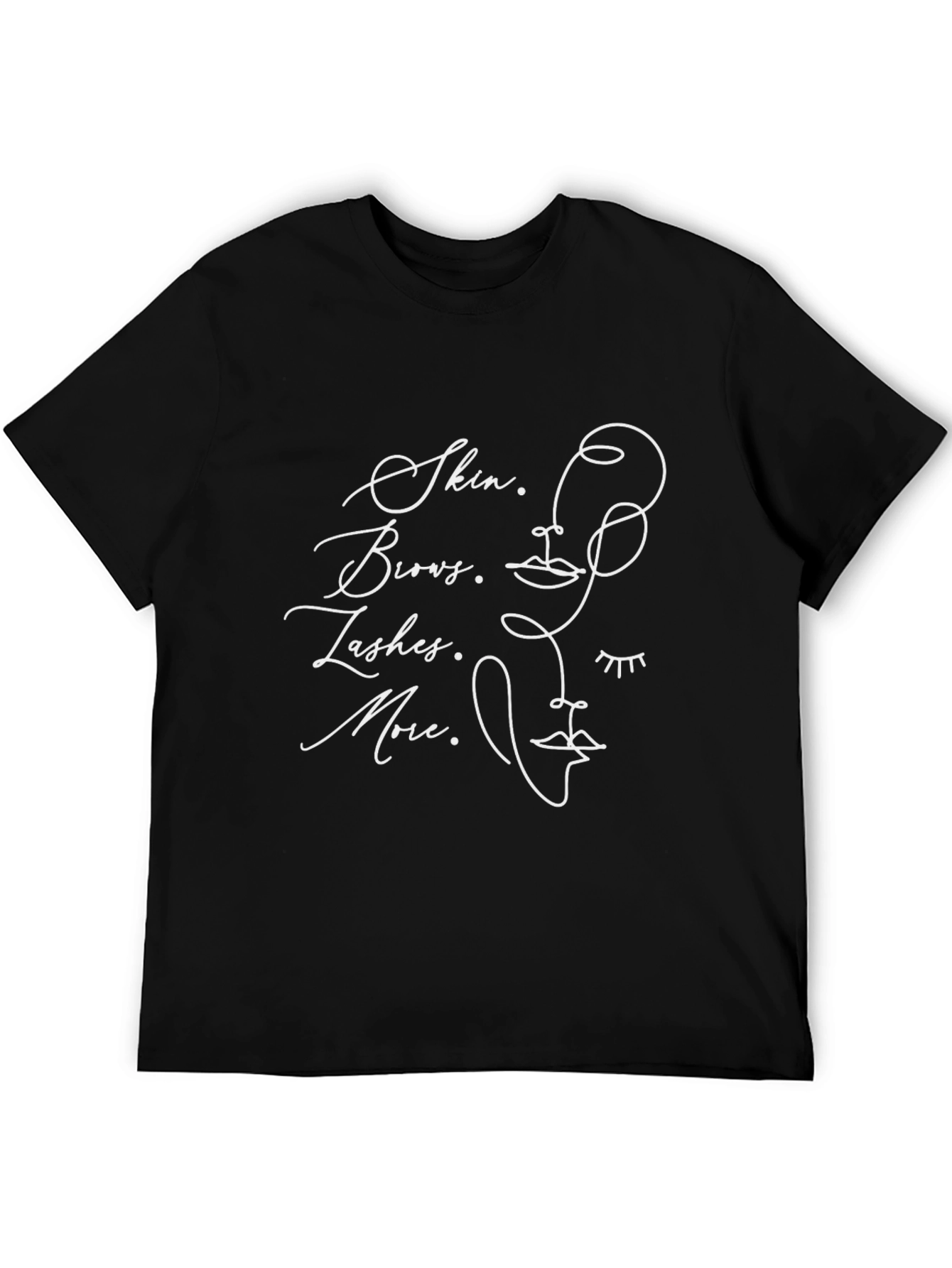 Skin Brows Lashes More Graphic Tee