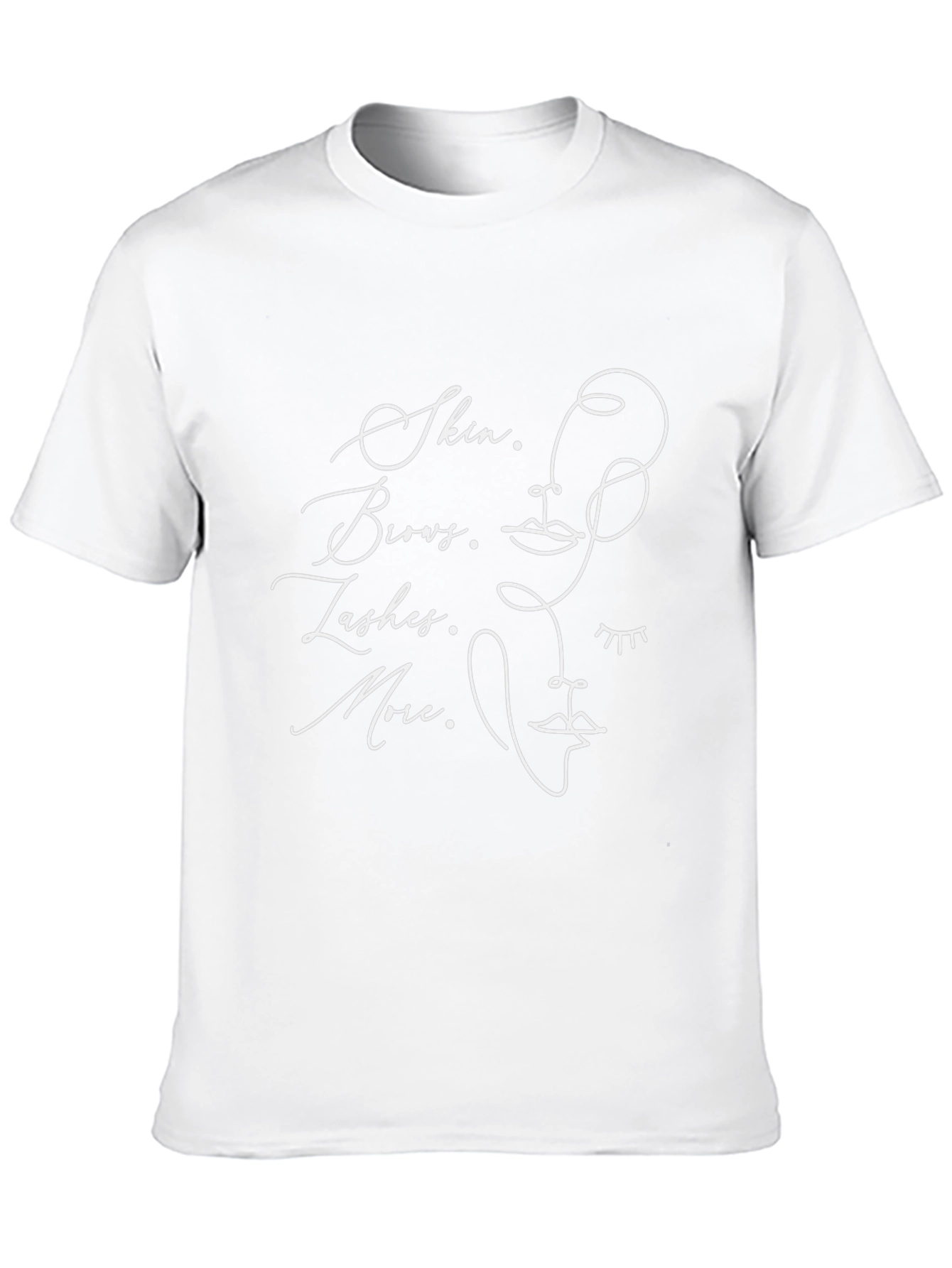 Skin Brows Lashes More Graphic Tee