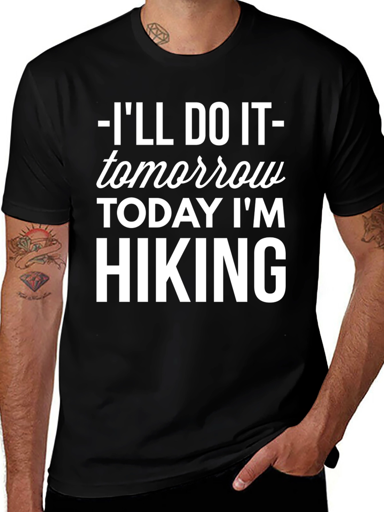Hiking Tomorrow T-Shirt - Funny Hiking Shirt