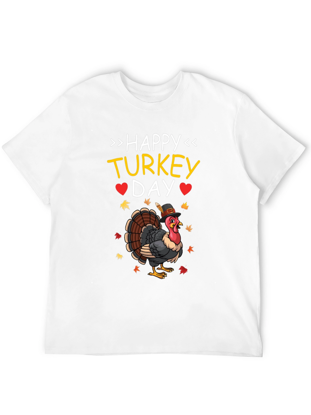 Happy Turkey Day Graphic T-Shirt