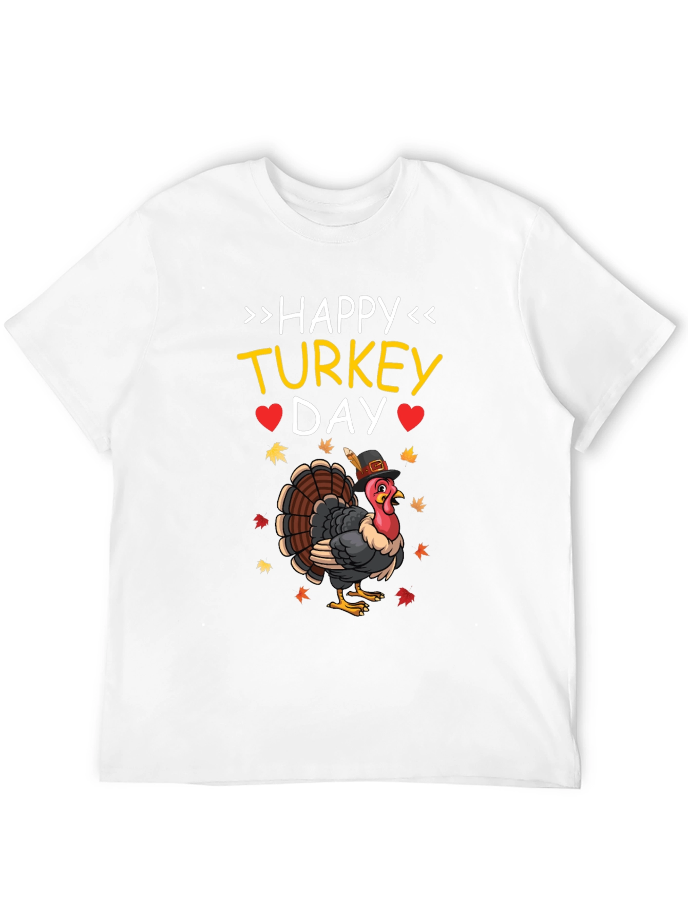 Happy Turkey Day Graphic T-Shirt
