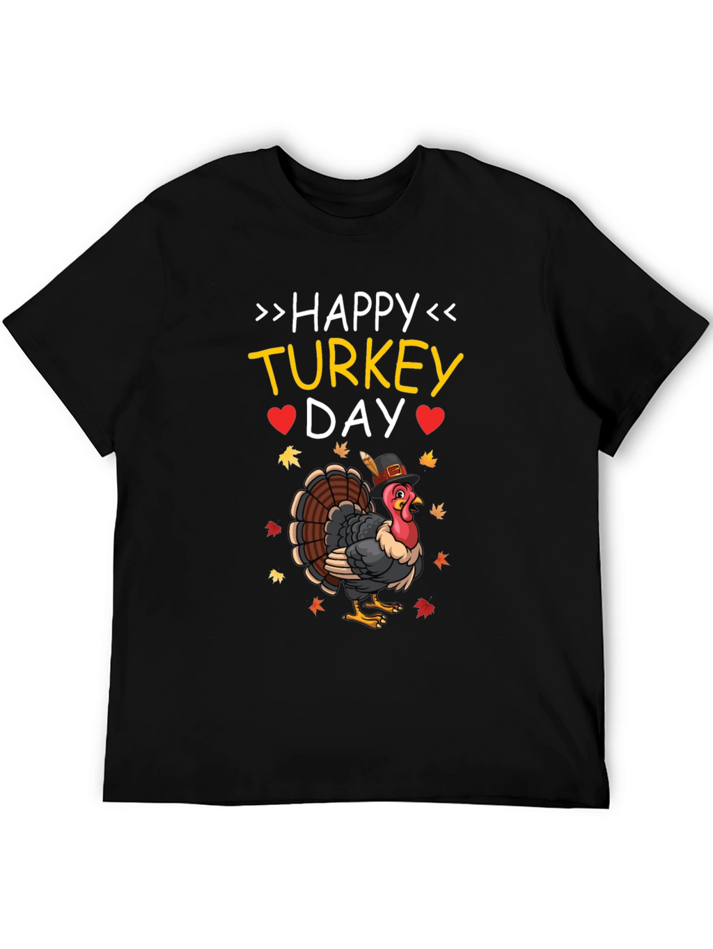 Happy Turkey Day Graphic T-Shirt