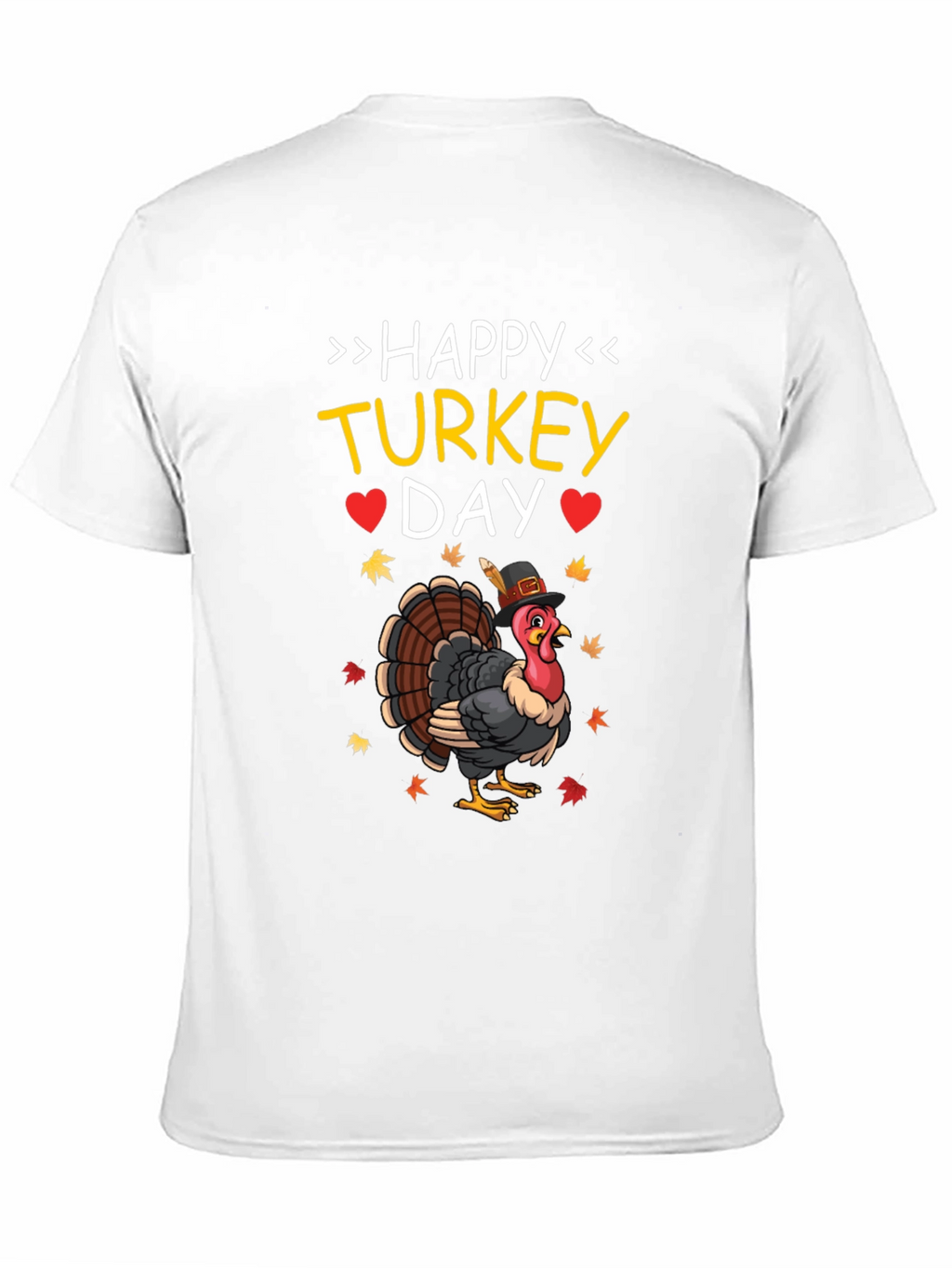 Happy Turkey Day Graphic T-Shirt
