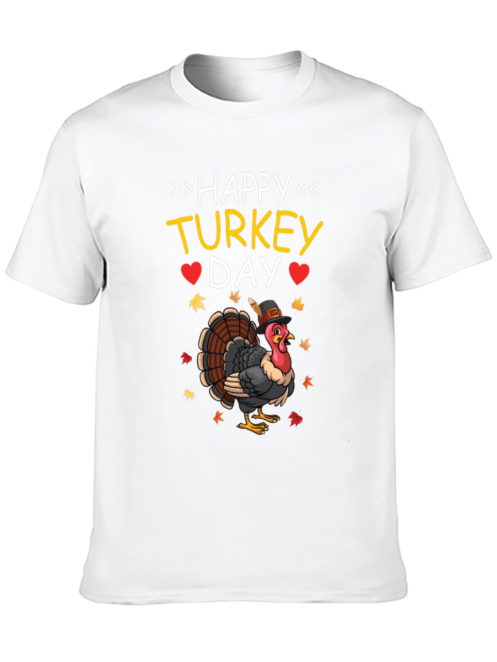 Happy Turkey Day Graphic T-Shirt
