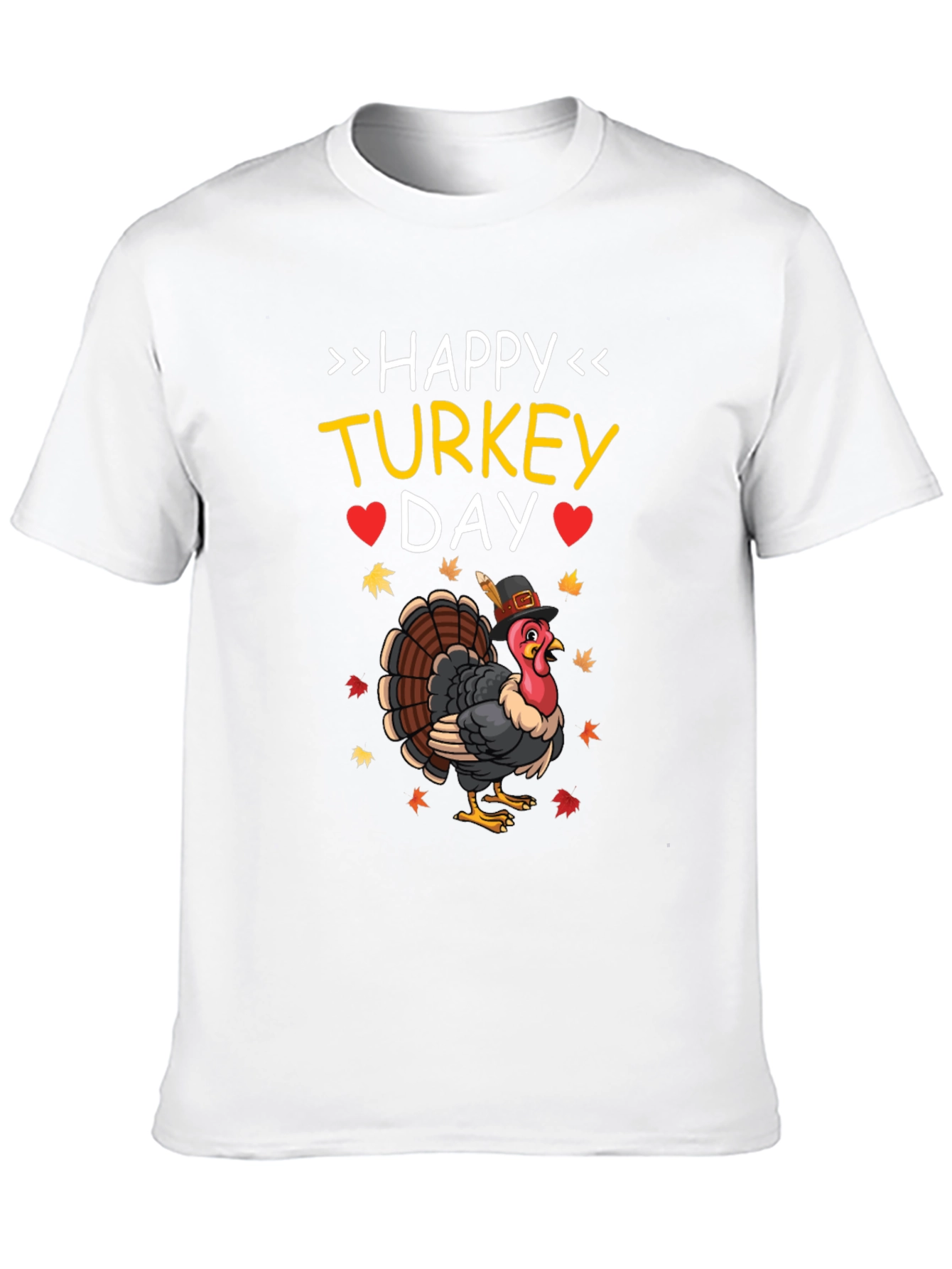 Happy Turkey Day Graphic T-Shirt